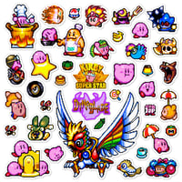 Image 1 of Kirby Super Star: Dyna Blade Sticker/Magnet Sets (39 Pieces)