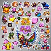 Image 2 of Kirby Super Star: Dyna Blade Sticker/Magnet Sets (39 Pieces)