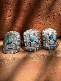 Image 1 of WL&A Handmade Old Style Carico Lake Thunderbird Signet