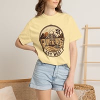 Image 7 of Dry Heat Desert Skull T-Shirt — Vintage Skeleton Graphic Tee