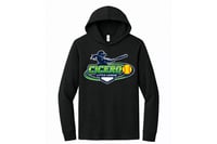 Image 1 of Cicero little league softball long sleeve T-Shirt hoodie