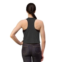 Image 16 of Alien Pilot Crop Top — Cute UFO Alien Riding Airplane Graphic Tank