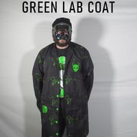 Image 1 of Black & Green Lab Coat (Pre-Order)