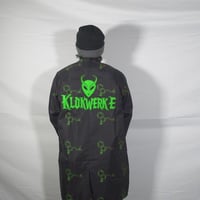Image 2 of Black & Green Lab Coat (Pre-Order)