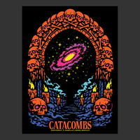 Image 2 of Catacombs Flocked Blacklight Poster
