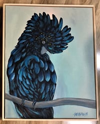 Image 3 of NEW Painting Workshop Townsville 'Paint a Black Coakatoo' Workshop - Full Day Class 