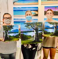 Image 5 of NEW Painting Workshop Townsville 'Paint a Black Coakatoo' Workshop - Full Day Class 