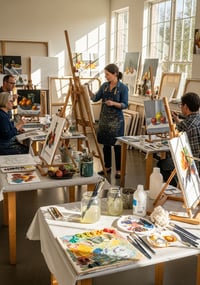 Image 2 of NEW Painting Workshop Townsville 'Paint a Black Coakatoo' Workshop - Full Day Class 