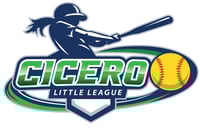 Image 1 of Cicero Little League Softball Die-Cut Sticker
