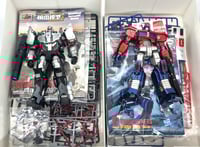 Custom Painted Flame Toys Furai IDW Optimus and Megatron