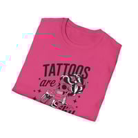 Image 11 of T-Shirt — "Tattoos Are Trashy" Vintage Skull Pin-Up Graphic