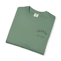 Image 1 of T-Shirt — Minimal 'Mama Est. 2026' Chest Logo