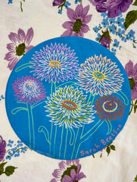 Image 2 of 6/1 Blue Purple Straw Flowers