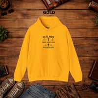 Image 7 of Real Men Pray • Christian Hoodie — "Pray • Trust • Lead" 