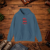 Image 3 of Religious Graphic Hoodie - "Hell Thought It Won, Sunday Said Otherwise" Christian Pullover