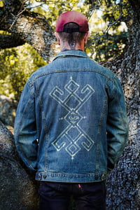 Image 4 of Lazarus Vintage Wash Denim Jacket