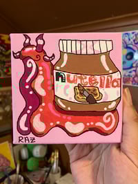 Nutella Snail Painting