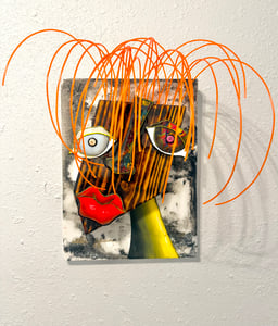 Image of 3D Mask Orange Spike 