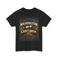 Image 3 of Washington Craft Brew Tee – "Washington Craft Brew Talk" Brewery T‑Shirt (Est. 2021)