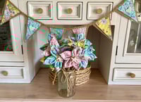 Image 1 of Memory Flowers custom created for a client from her 21st Birthday party table runners