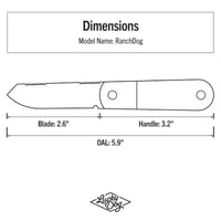 Image 2 of RanchDog Jade G10 + Black G10