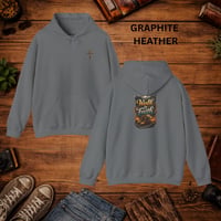 Image 9 of Walk By Faith Hoodie — Inspirational Christian Hooded Sweatshirt