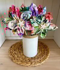 Image 1 of Memory Flowers custom created from a clients loved ones stunning collection of floral tops