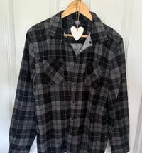 Image 2 of Memory Flowers custom created from a clients loved ones precious flannel shirt