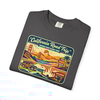 Image 15 of California Road Trip T-Shirt — Vintage Sunset Scenic Travel Tee