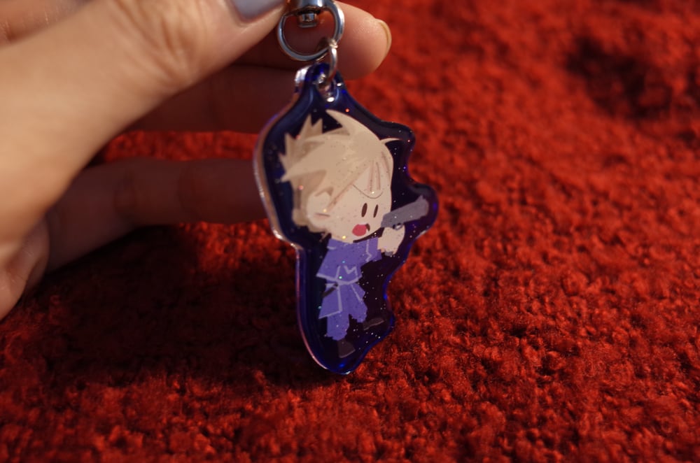 Image of Riza Hawkeye Epoxy Keychain | 1.96"(5cm)