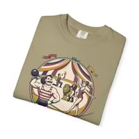 Image 9 of Circus Strongman T-Shirt — Vintage Carnival Weightlifter Graphic