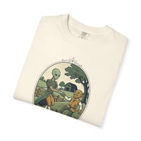 Image 6 of Alien Picnic T-Shirt — Retro Cute UFO Graphic Tee