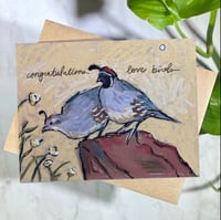 Image 1 of Congratulations Love Birds- love / wedding card 
