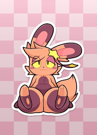 Image 2 of Mauve Vinyl Sticker
