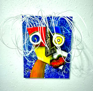 Image of 3D Mask White Spike  