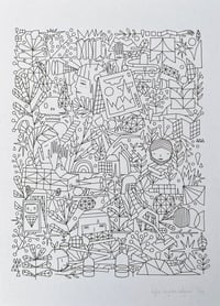 Image 2 of In the dark I feel calm - Limited edition print