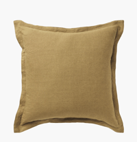 Khaki Linen Cushion