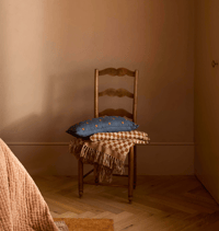 Image 6 of Indigo Floral Linen Lumbar Cushion