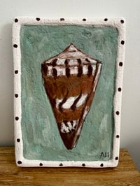 Image 1 of Cone Shell orignal plaster artwork