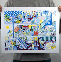 Image 1 of Sérigraphie sur 3 étages - SILKSCREEN - LIMITED EDITION PRINT