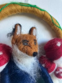 Image 2 of Fox wreath (mustard) 