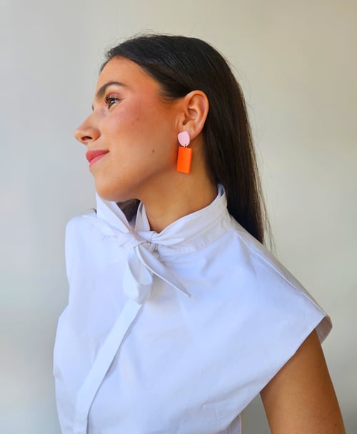Image of Pendientes VERA - Rosa-naranja