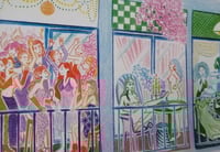 Image 5 of Les Voisines - 42 x 16 cm - OFFSET PRINT