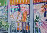 Image 4 of Les Voisines - 42 x 16 cm - OFFSET PRINT