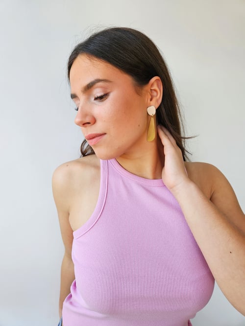 Image of Pendientes GIORGIA - Beige