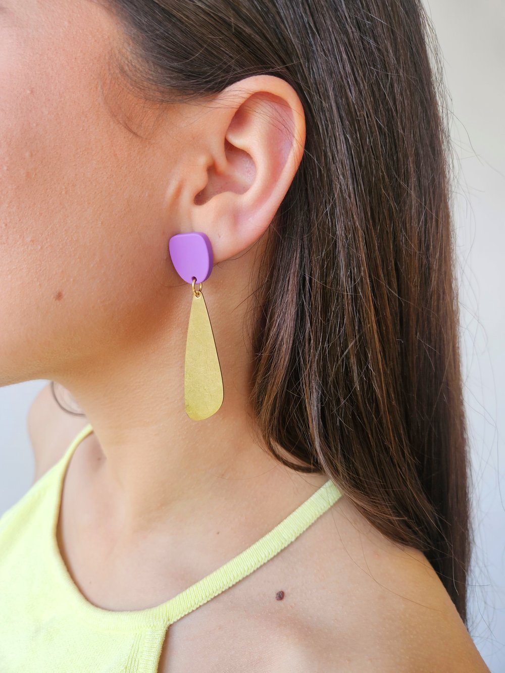 Image of Pendientes GIORGIA - Morado