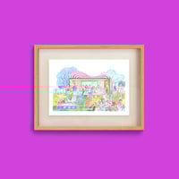 Image 1 of L'arrêt de Bus où le Bus ne s'arrête Jamais - 23.5 x 16 cm - LASER PRINT