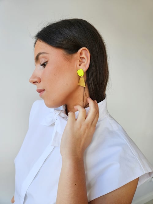 Image of Pendientes GIULIA - Verde manzana