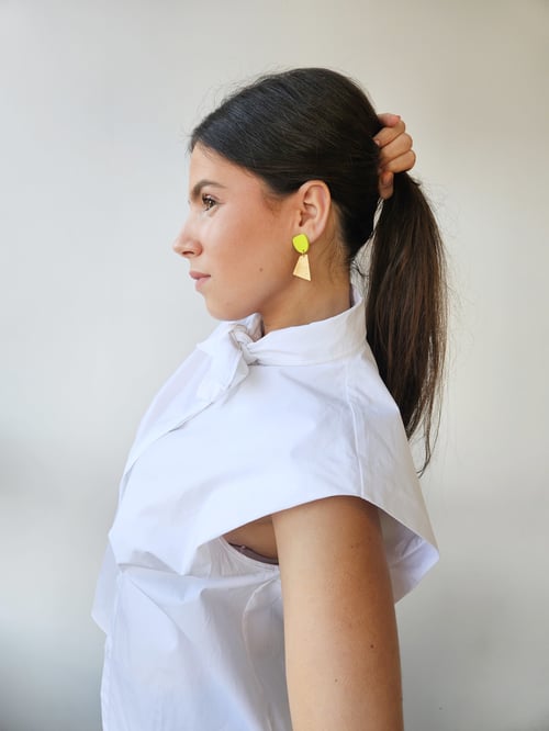 Image of Pendientes GIULIA - Verde manzana 