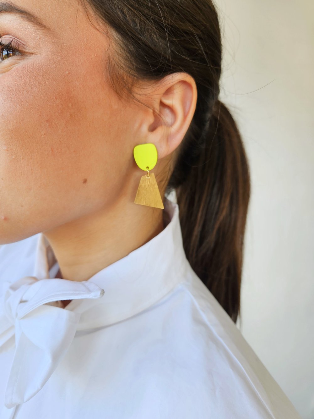 Image of Pendientes GIULIA - Verde manzana